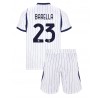 Inter Milan Nicolo Barella #23 Vonkajší Detský futbalový dres 2026-27 Krátky Rukáv (+ trenírky) Inter Milan Nicolo Barella #23 Vonkajší Detský futbalový dres 2026-27 Krátky Rukáv (+ trenírky)